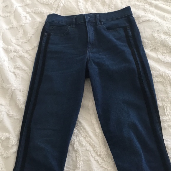 Skinny Velvet Stripe Gap Jeans - Picture 7 of 8